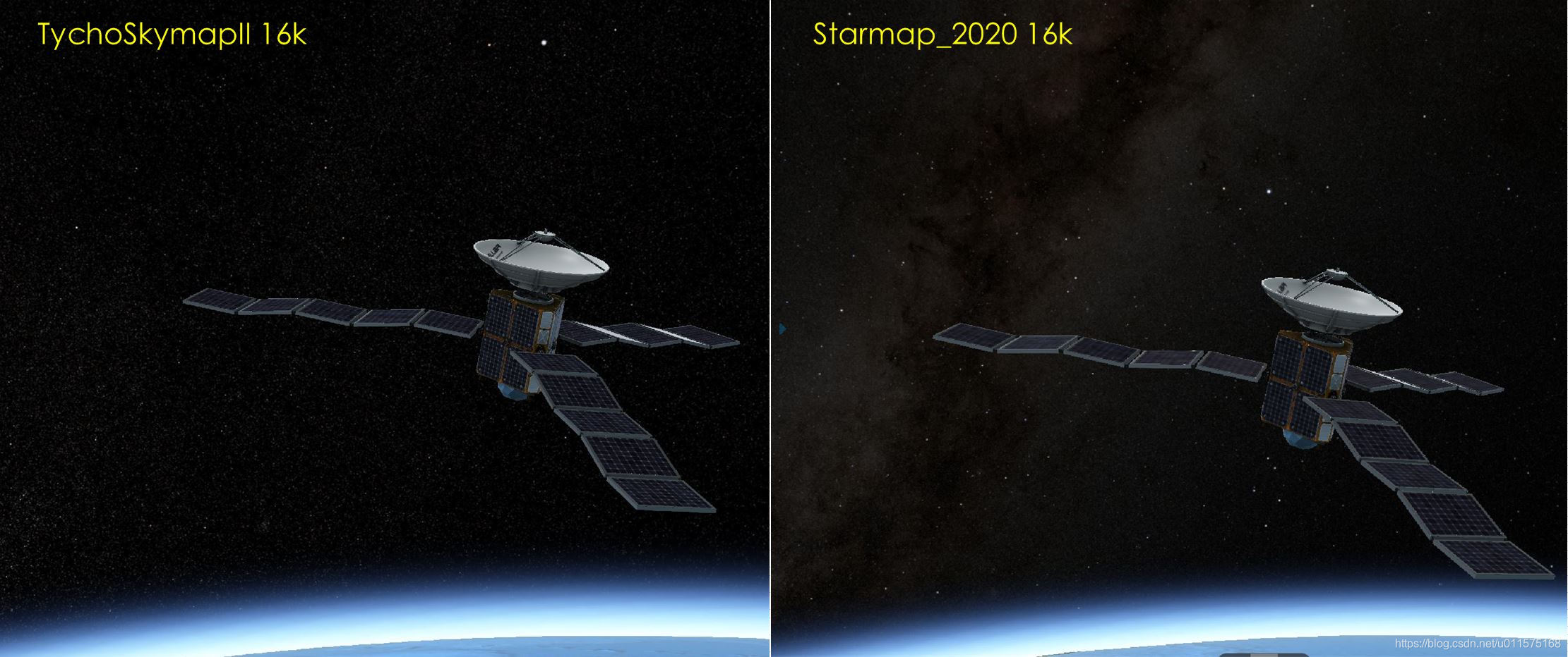 Cesium skybox Tychoskymap-starmap